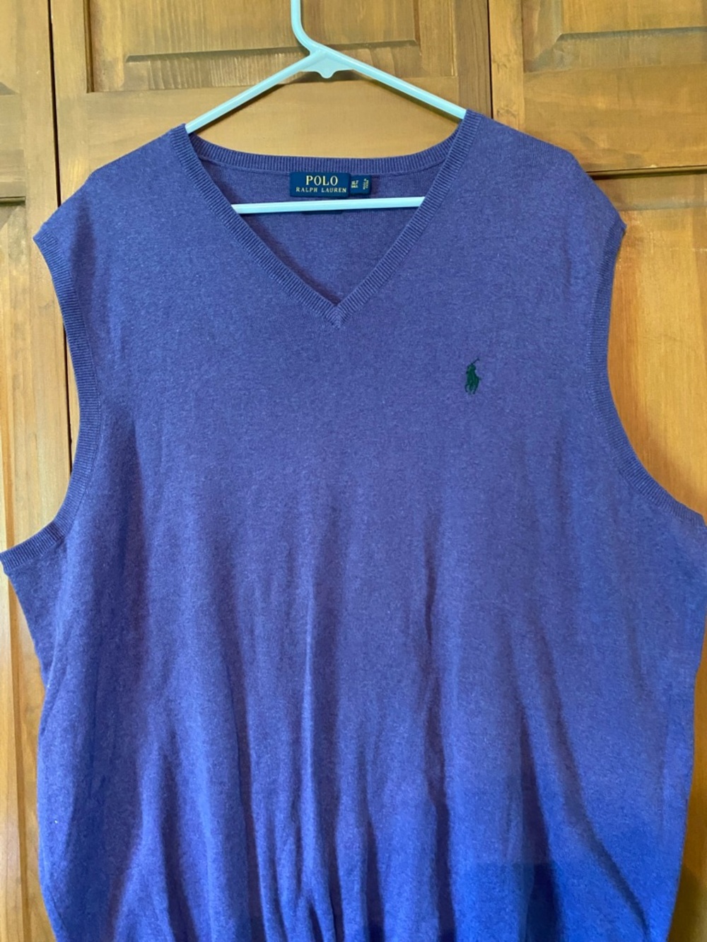 Ralph Lauren Purple V-Neck Sweater Vest